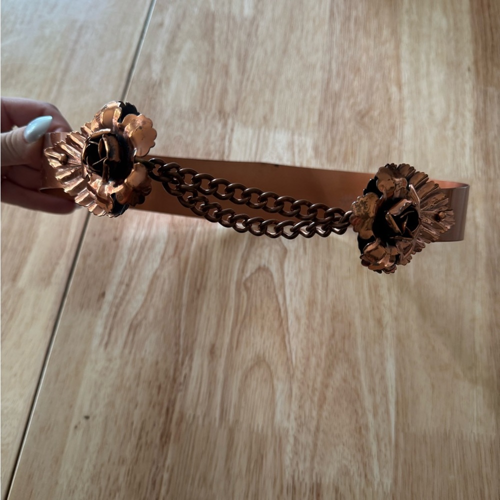 Gorgeous Vintage Metal Belt- Copper